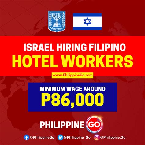 www poea gov ph job hiring israel housekeeping|2,500 hotel housekeepers needed ASAP in Israel.
